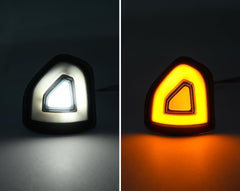 2009-2022 Ram 1500 2500 HD Smoked White Amber LED Tow Mirror Lights