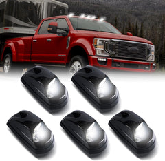 2017-2022 Ford F250 F350 Super Duty Clear Smoked White Amber LED Roof Cab Lights