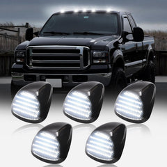 1999-2016 Ford F250 Super Duty Clear Smoked White Amber LED Roof Cab Lights