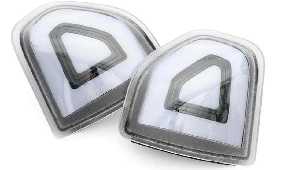 2009-2022 Ram 1500 2500 HD Smoked White Amber LED Tow Mirror Lights