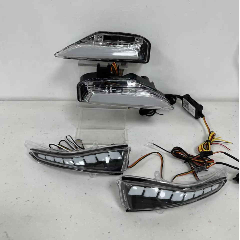2014-2024 Infiniti Q50 Q60 Q70 Flow Series RGB LED Side Mirror Lights + Turn Signals