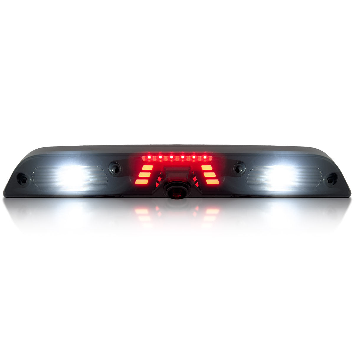 2017-2027+ Ford Super Duty F250 Smoked White Amber LED Mirror Lights