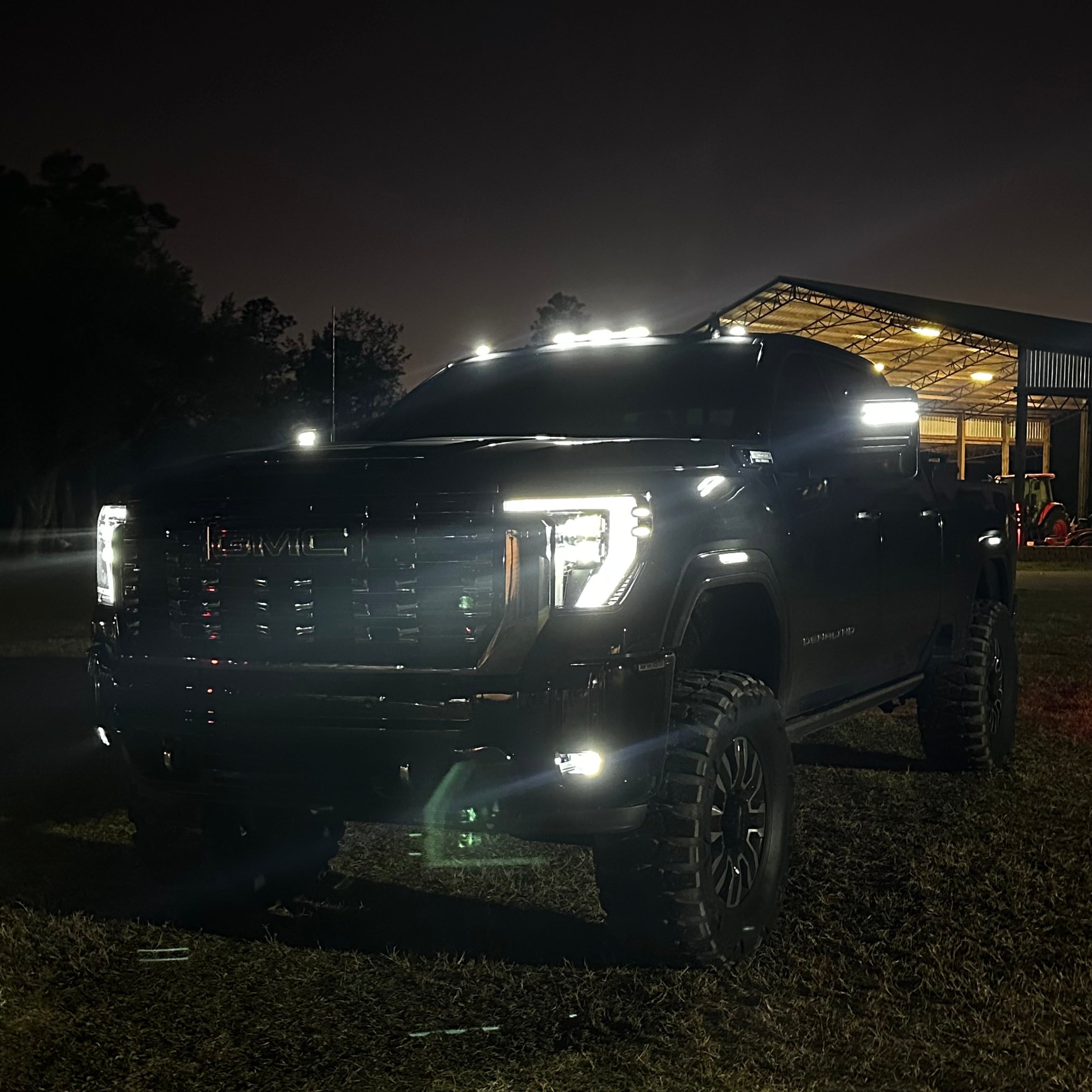 2020-2026+ GMC Sierra HD 2500 Smoked White Amber SCANNING LED Side Markers
