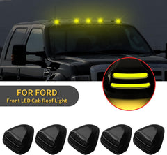 1999-2016 Ford F250 Super Duty Smoked Amber Slim LED Roof Cab Lights