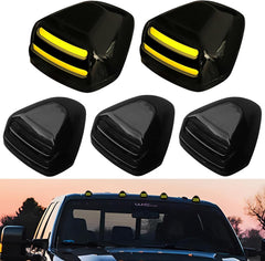 1999-2016 Ford F250 Super Duty Smoked Amber Slim LED Roof Cab Lights